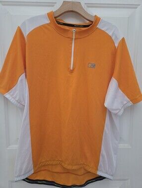 Nishiki Men's Cycling Jersey - Orange White